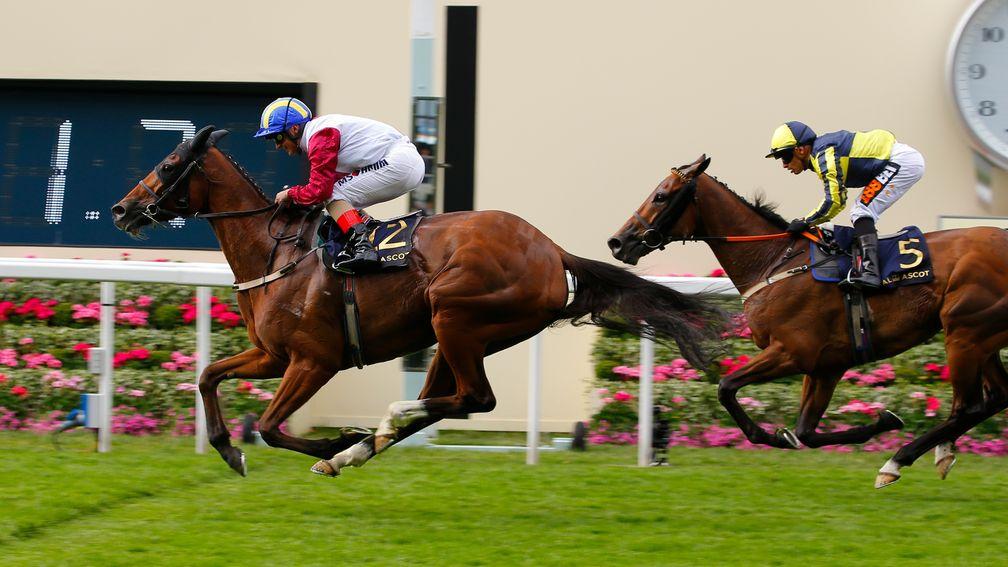 Lagostovegas: coming home in front of Dubawi Fifty in the Ascot Stakes