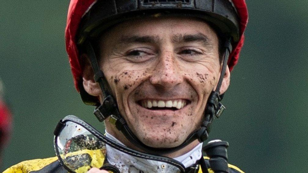 Danny Tudhope is all smiles after winning the Duke of Cambridge Stakes on Move Swiftly at Royal Ascot