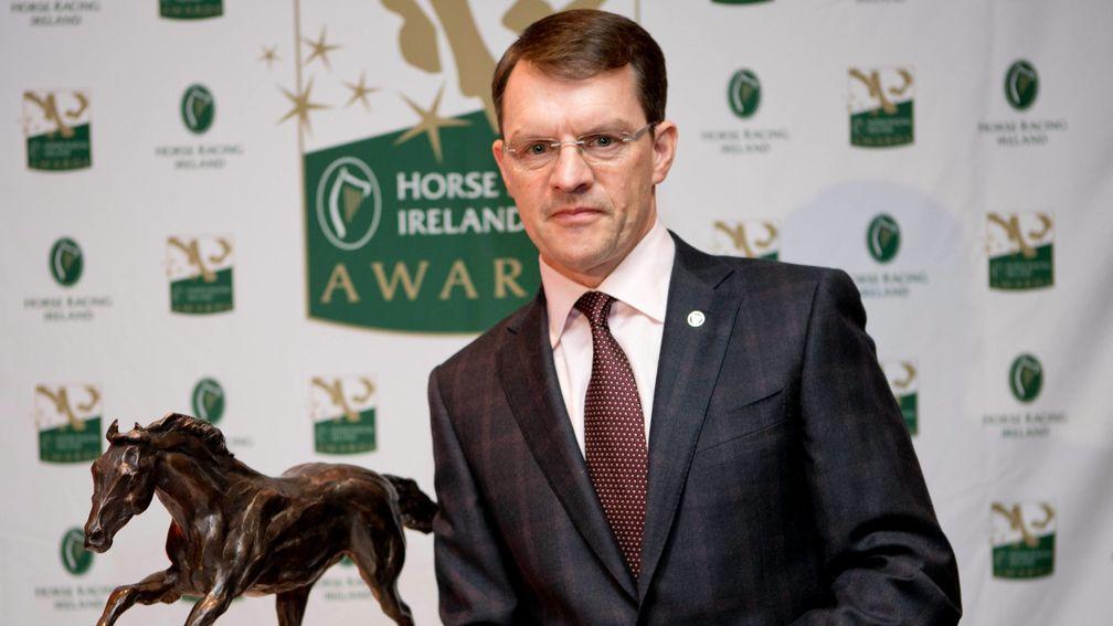 Aidan O'Brien: record-breaker at the HRI awards