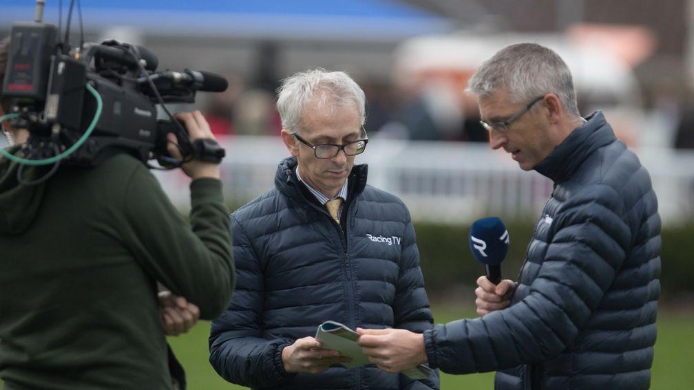 Gary O'Brien (right) and Donn McClean are part of Racing TV's Irish team