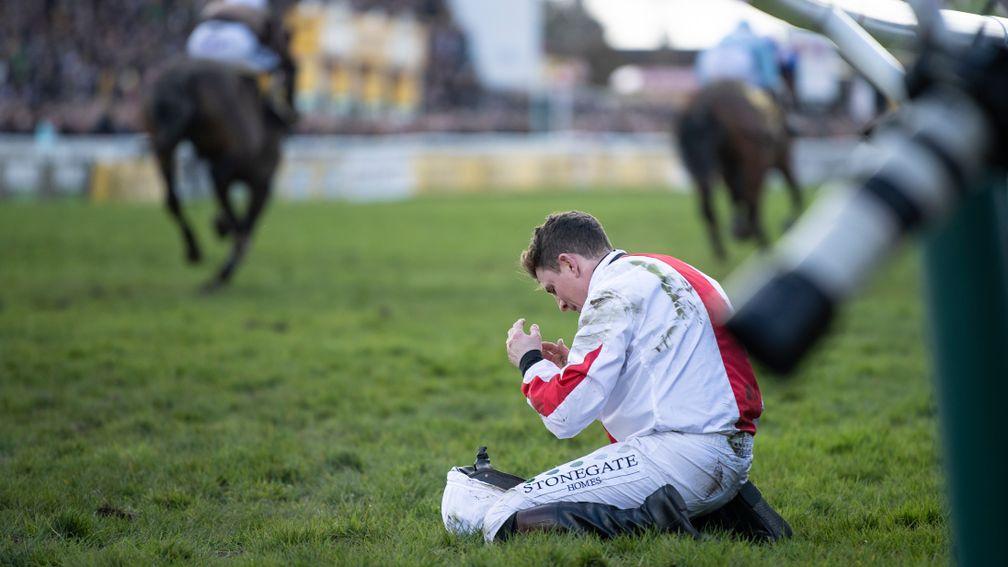 Distraught Jamie Moore: Willie Mullins had some kind and magnanimous words for him