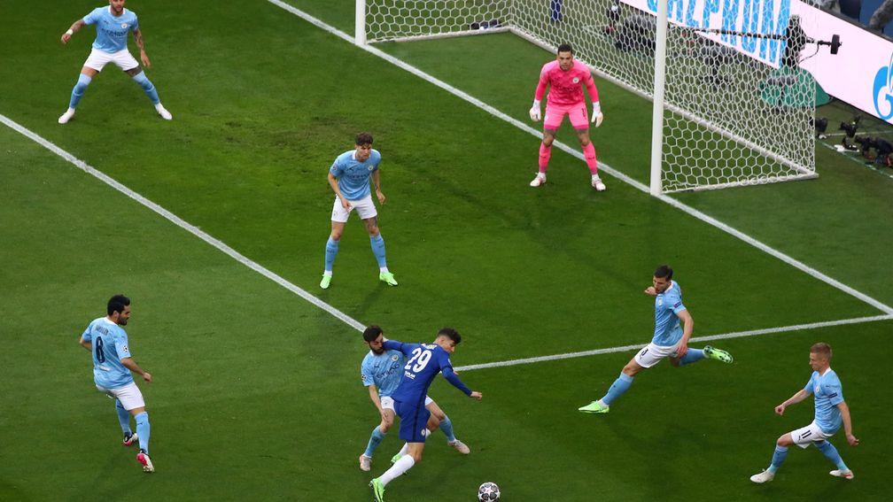 Kai Havertz scored Chelsea's winner in the 2020 Champions League final