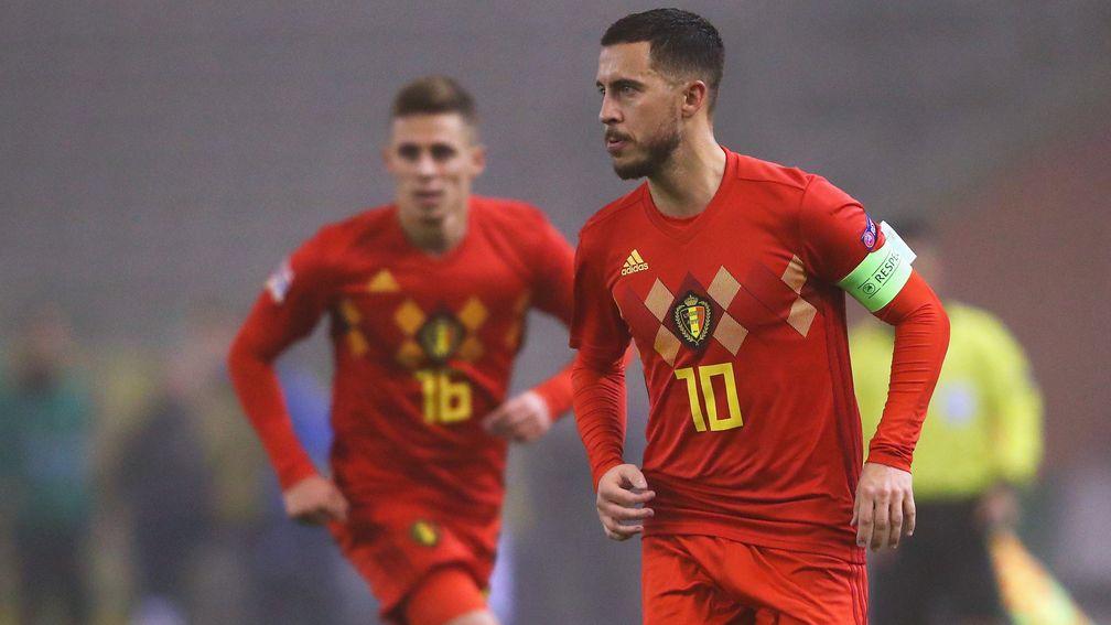 Eden Hazard (right) and Thorgan Hazard (left) could be crucial to Belgium's Euro 2020 charge