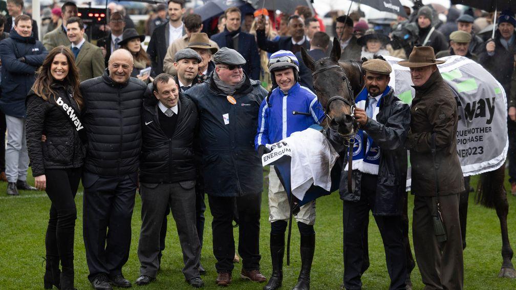 Energumene with connections after his scintillating Champion Chase triumph