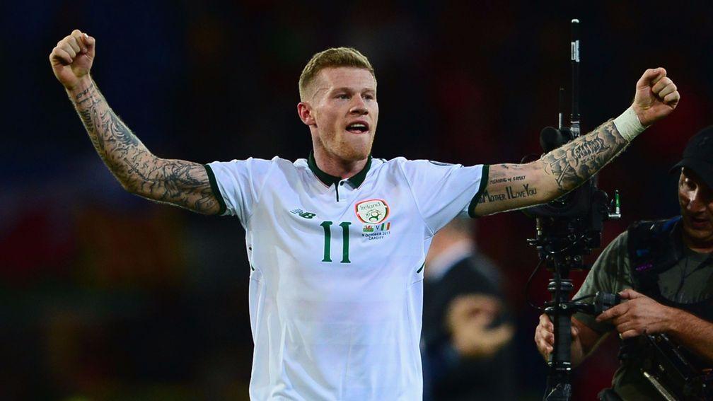 James McClean sealed a playoff spot for Ireland