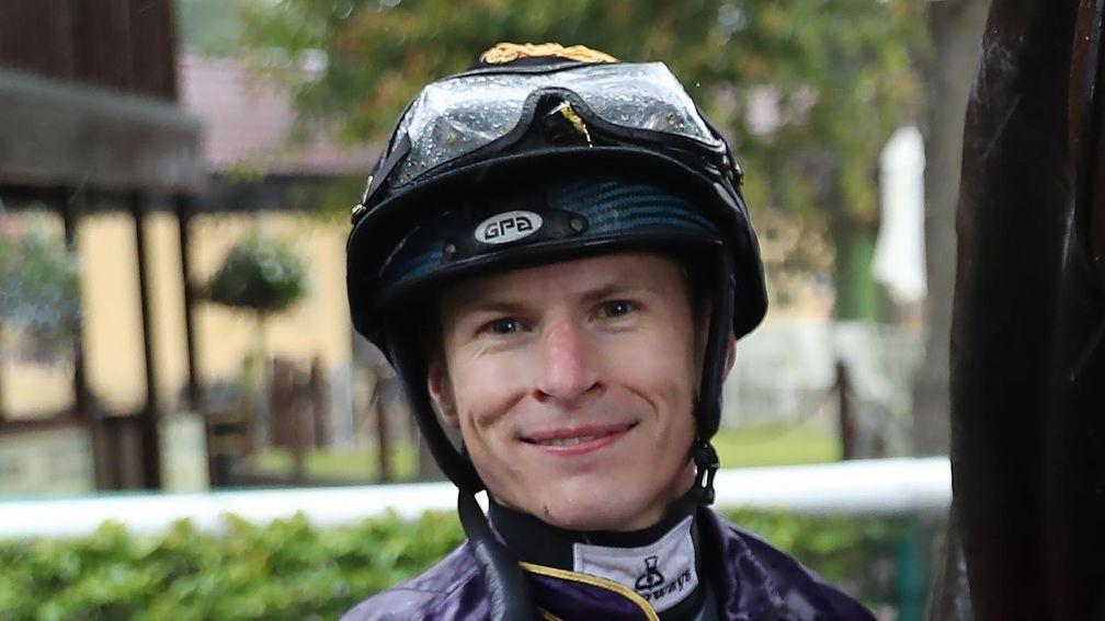 Richard Kingscote: gets the plum ride back on board Great Ambassador in the Ayr Gold Cup