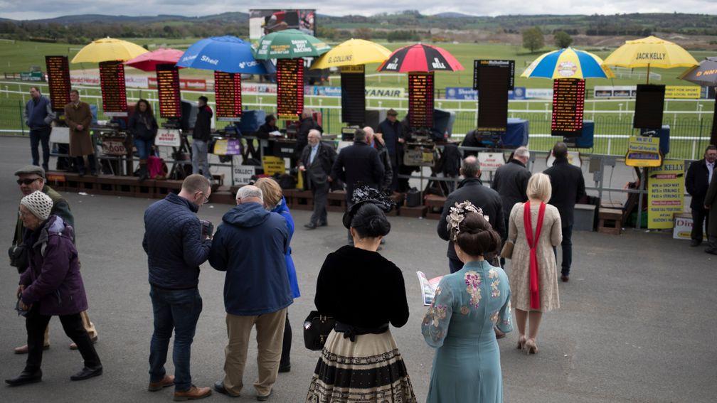 On-course bookmakers: have been absent from Irish racecourses since March 2020