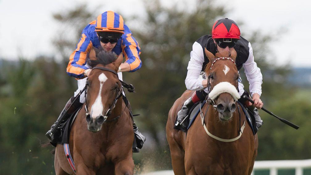 Broome (left) broke his maiden at Galway earlier this month