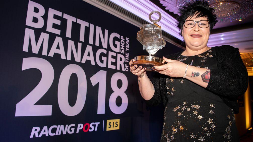 Lorraine Archibald of Ladbrokes is crowned betting shop manager of the year