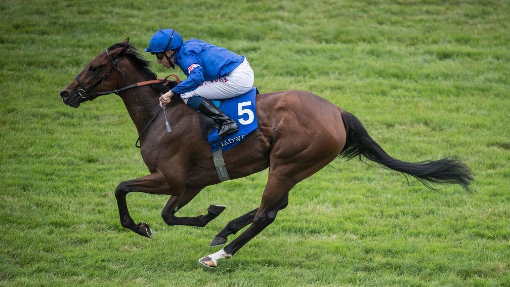 Beyond Reason and William Buick winning the Shadwell Prix du Calvados.Deauville.Photo: Patrick McCann/Racing Post 18.08.2018
