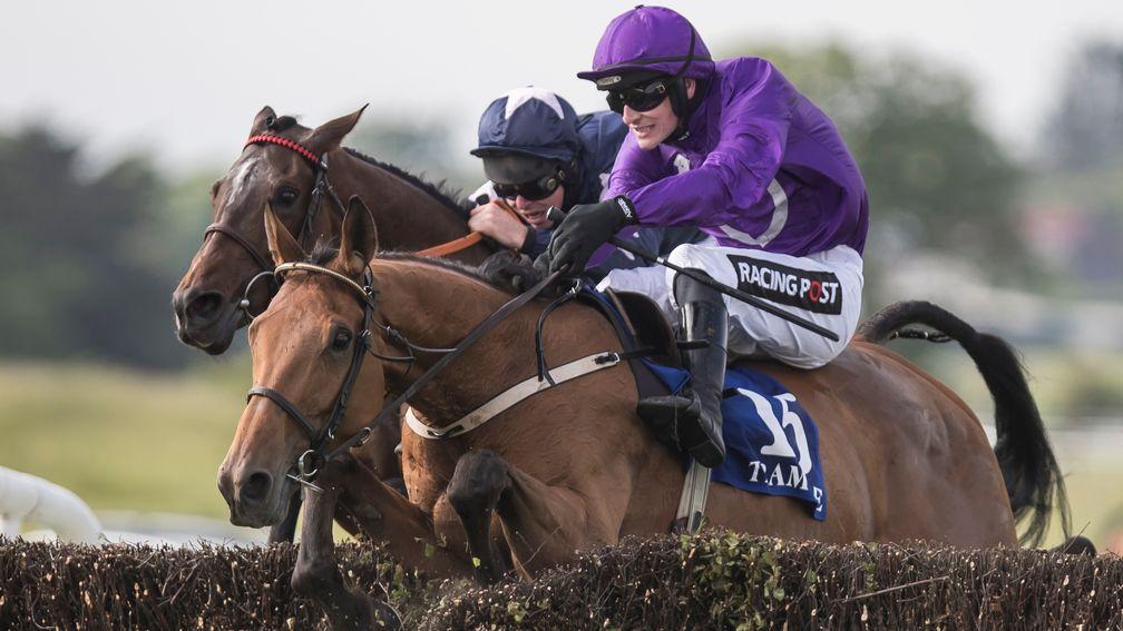 Pleasure Dome and Danny Mullins on the way to victory at Tramore