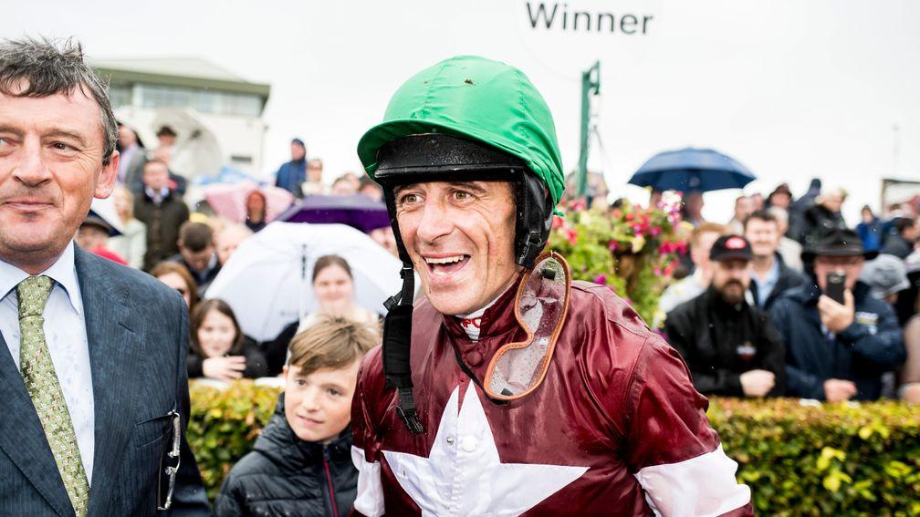 Davy Russell, alongside Eddie O'Leary, is delighted to ride another big-race winner for Gigginstown