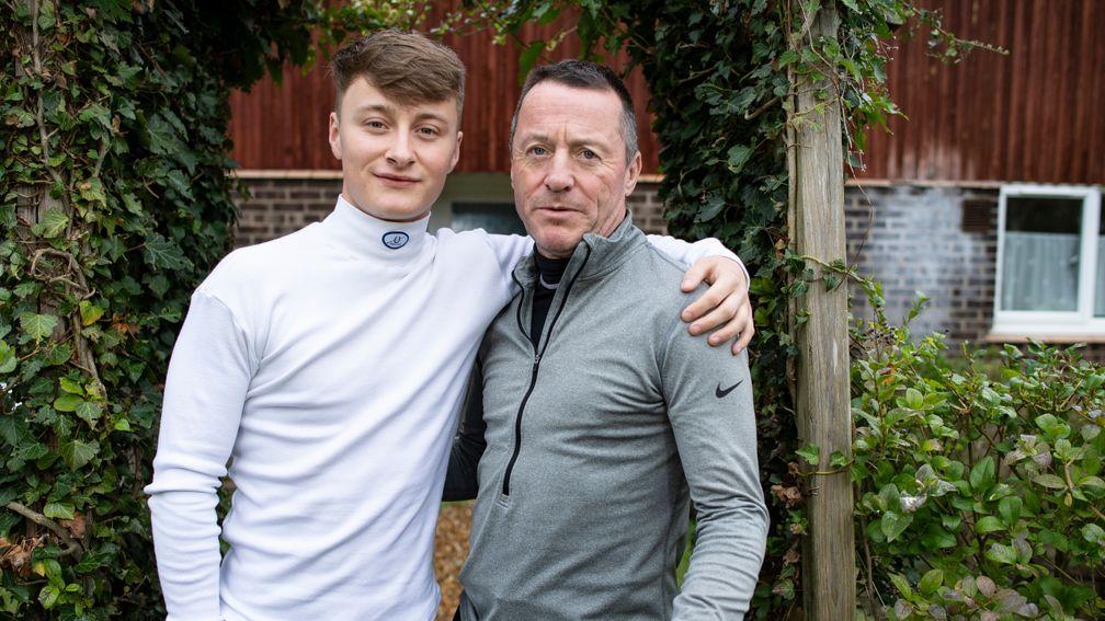 Cieren Fallon (left): following in the footsteps of his father Kieren