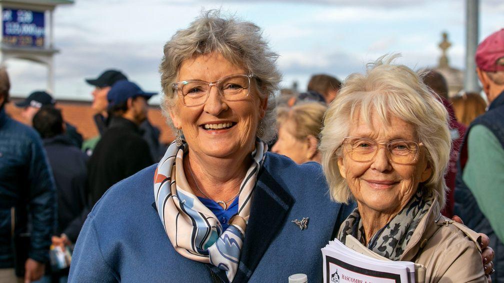 Patricia Thompson (right): Cheveley Park Stud owner with Annie Richardson