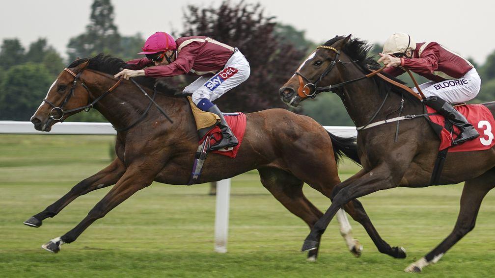 Kurious: one of two representatives for Kurious in the Queen Mary Stakes