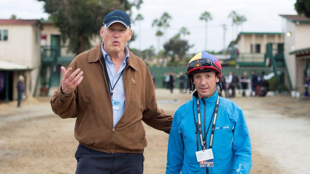 John Gosden and Frankie Dettori at Del Mar for the Breeders' Cup