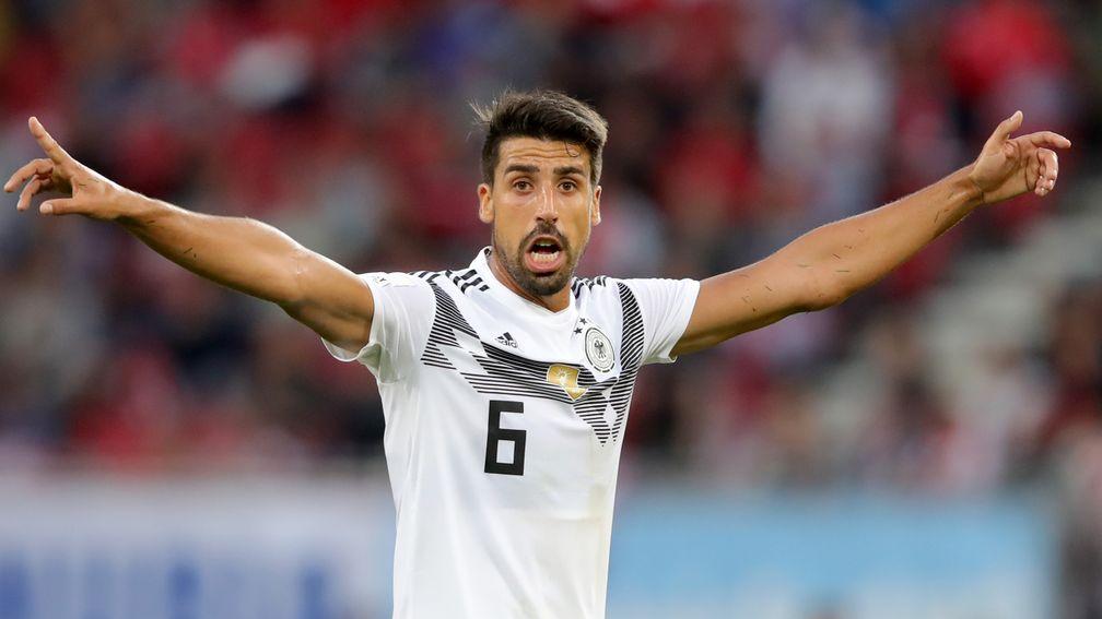 Sami Khedira has an important role to play in Germany's midfield