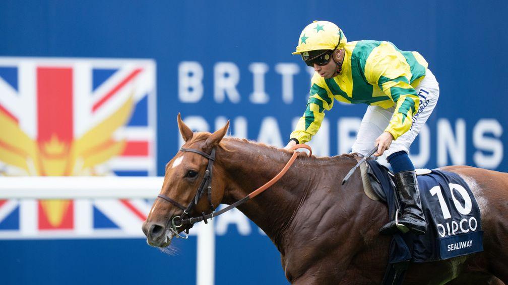 Sealiway: winner of the Champion Stakes for Cedric Rossi