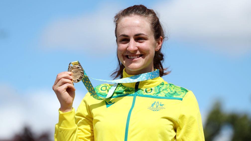 Grace Brown took gold in the Women's Individual Time Trial at the Commonwealth Games