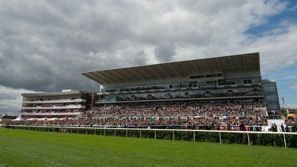 Doncaster racecourse: hosted the amateur riders' handicap featuring Becky Brisbourne and Belabour