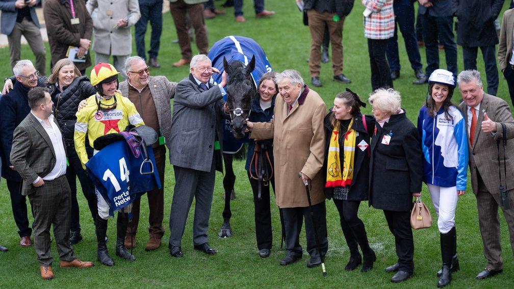 Sir Alex Ferguson and connections with Cheltenham winner Monmiral