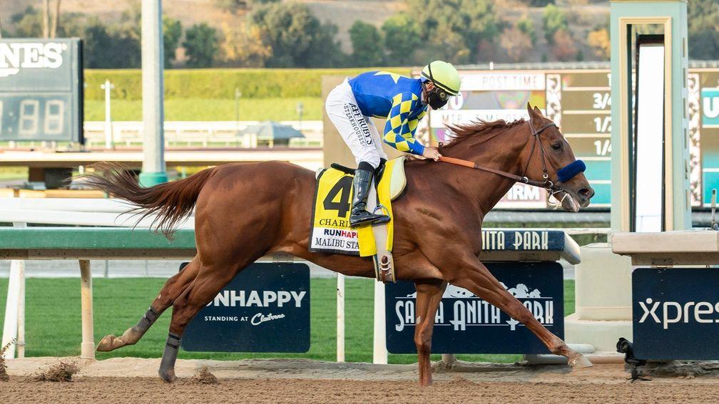 Charlatan: the Malibu Stakes winner was one of two Bob Baffert horses  who had prize-money reinstated after a two-day appeal ruling