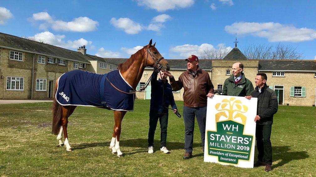 Stradivarius at the launch of the stayers million