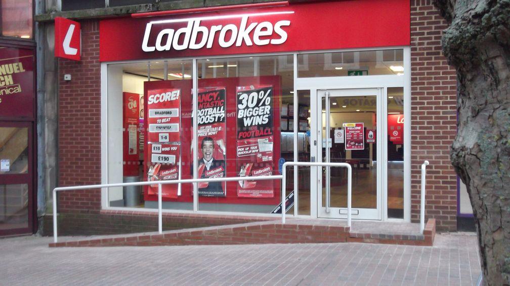 Ladbrokes shop front
