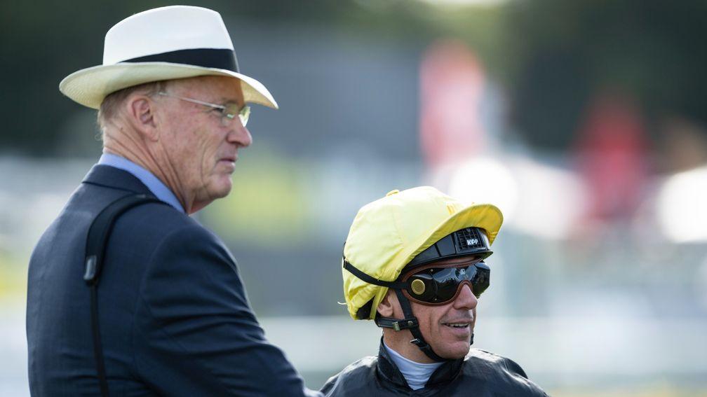 John Gosden and Frankie Dettori before the Doncaster CupDoncaster 13.9.19 Pic: Edward Whitaker