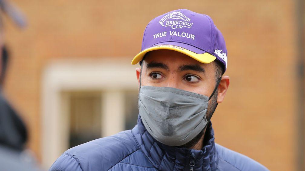 Qatar Racing's Sheikh Fahad on the Tattersalls sales ground on Thursday