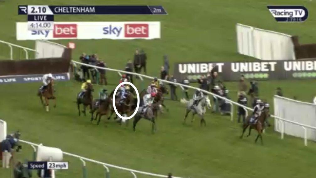 But he shows remarkable agility to side-step Brave Seasca and avoid any Arkle drama
