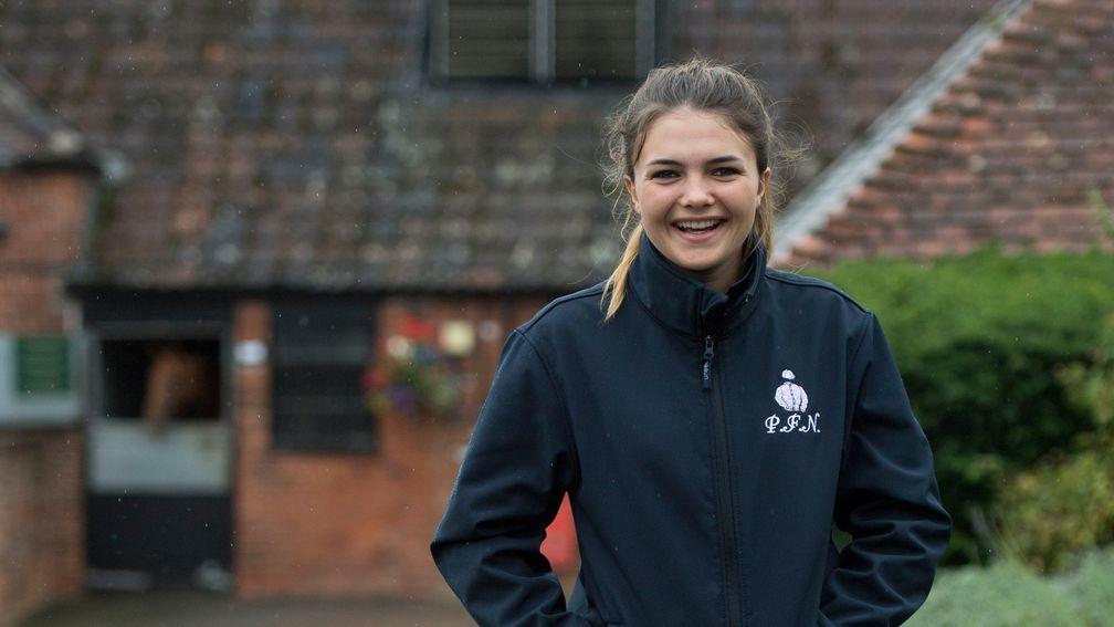 Megan Nicholls: set to help Dad Paul with small two-year-old team