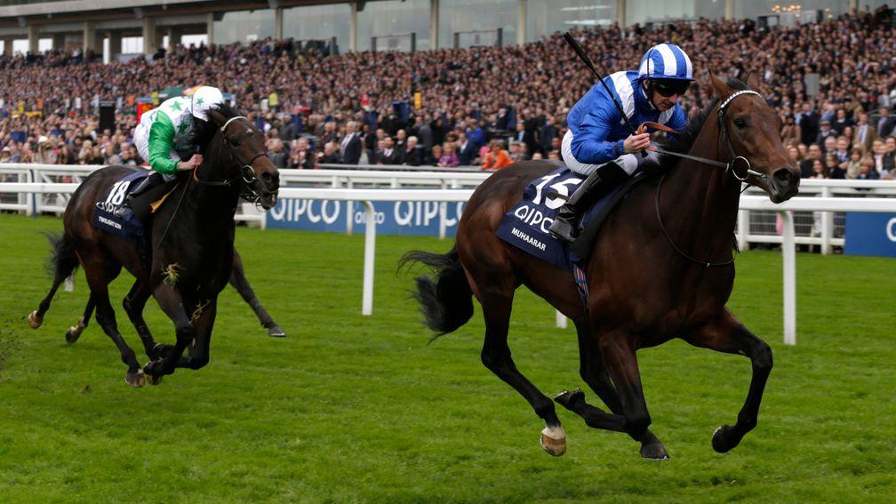 Muhaarar surges clear in 2015 Qipco British Champions Sprint Stakes