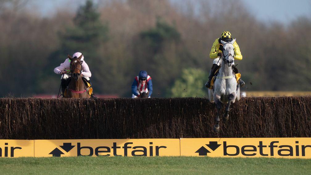 Eldorado Allen: flies the last in the Denman Chase from Royale Pagaille