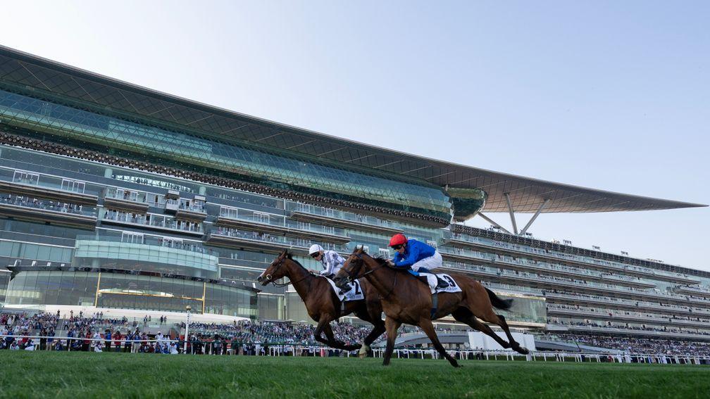 Action from Meydan in March - the track will host the new-look Dubai Racing Carnival from November