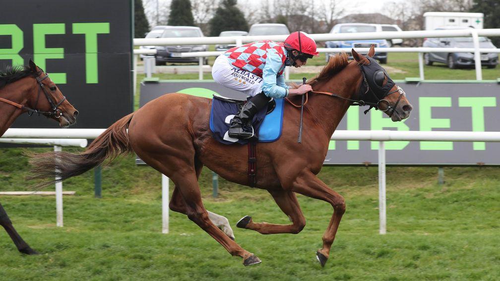 RED VERDON and Ryan Moore wins the Unibet Conditions Stakes for trainer Ed Dunlop at DONCASTER 31/3/19Photograph by Grossick Racing Photography 0771 046 1723