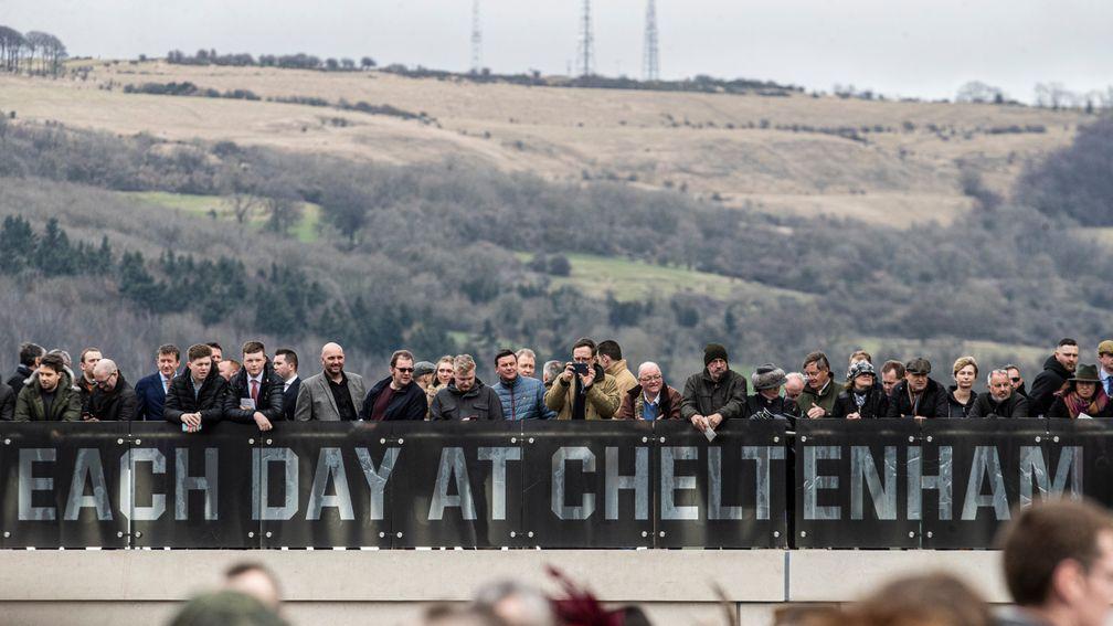 Packed to the rafters on the first day of the Cheltenham Festival yesterday