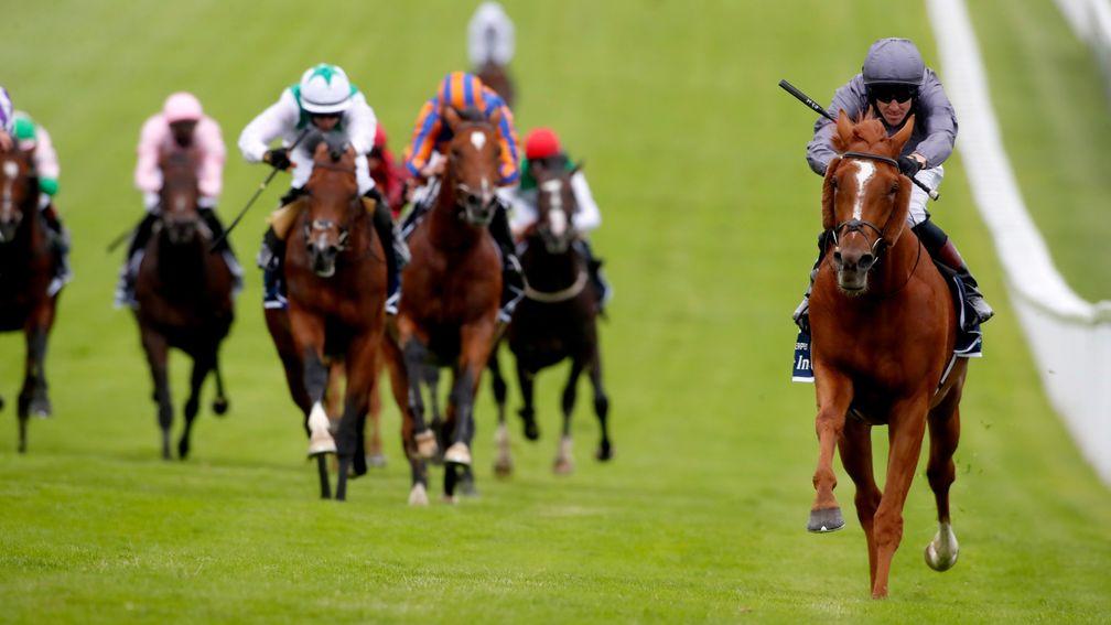 Serpentine: a front-running winner of the Derby this year