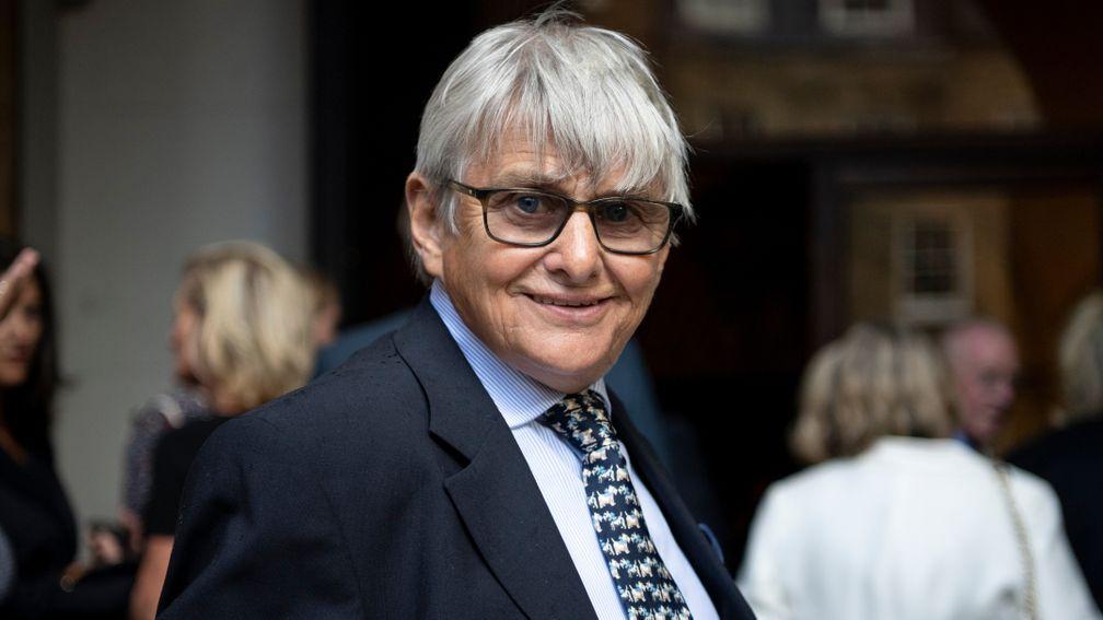 Willie Carson pictured at John Dunlop's memorial service in September 2018