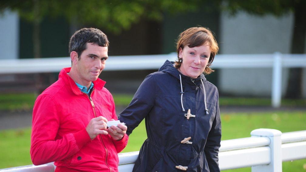 Pierce Gallagher and Tanya Browne at Tattersalls Ireland