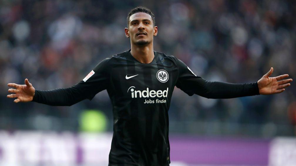 Eintracht Frankfurt's Sebastien Haller could impress in the Europa League's knockout phase