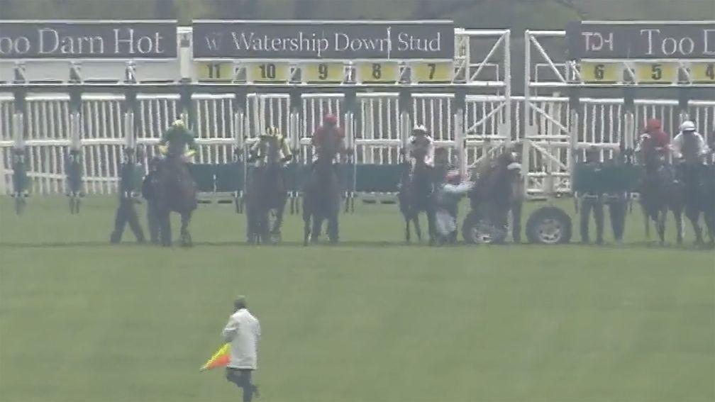 Dettori exits the saddle aboard the big-race favourite