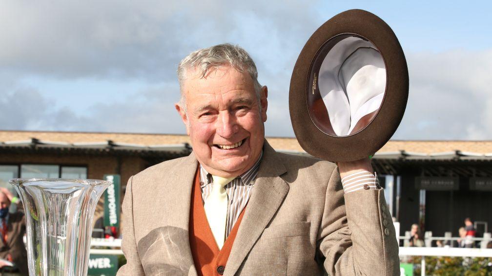 John Kiely: won the Irish Cesarewitch with Line Out at the age of 84