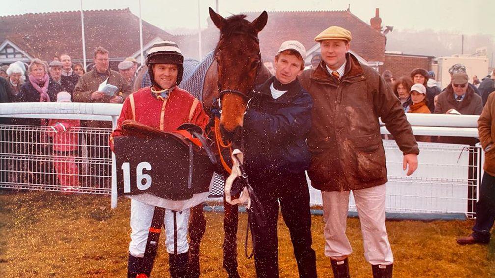 Richard Gurney (right), pictured after sending out Valley Henry to win at Tweseldown in 2007