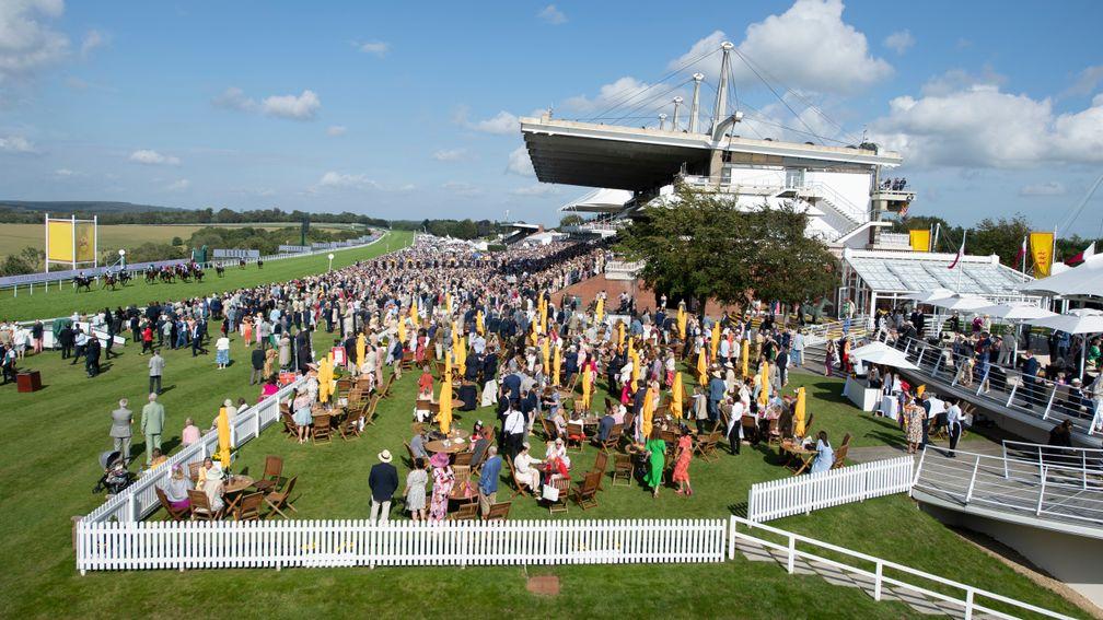 Large crowds were back to watch the Glorious Goodwood action
