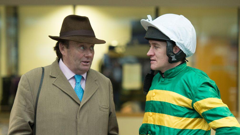 Nicky Henderson and Barry Geraghty: had a formidable partnership in jump racing