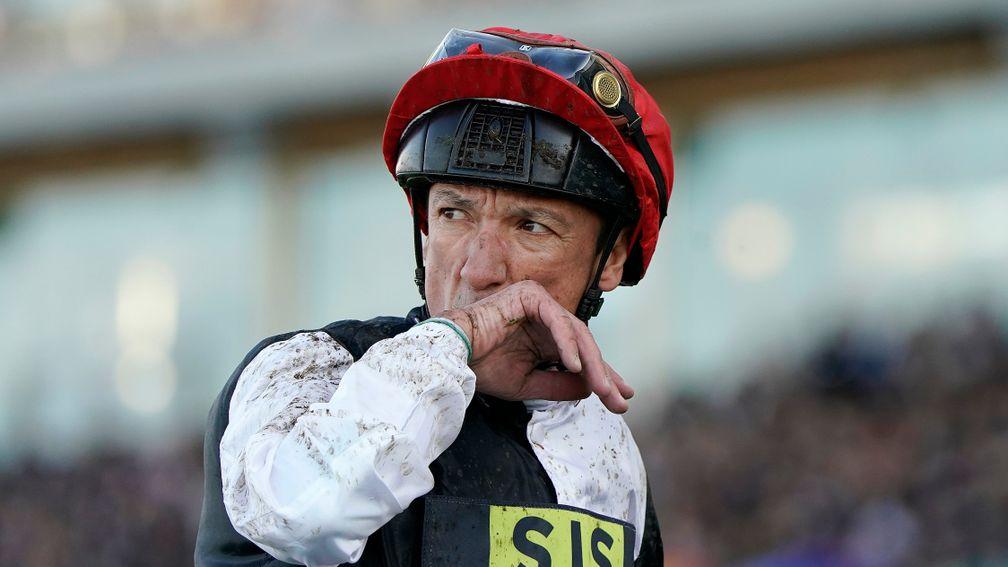 ASCOT, ENGLAND - OCTOBER 19: Frankie Dettori after riding Star Catcher to win The Qipco British Champions Fillies & Mares Stakes during the QIPCO British Champions Day at Ascot Racecourse on October 19, 2019 in Ascot, England. (Photo by Alan Crowhurst/Get