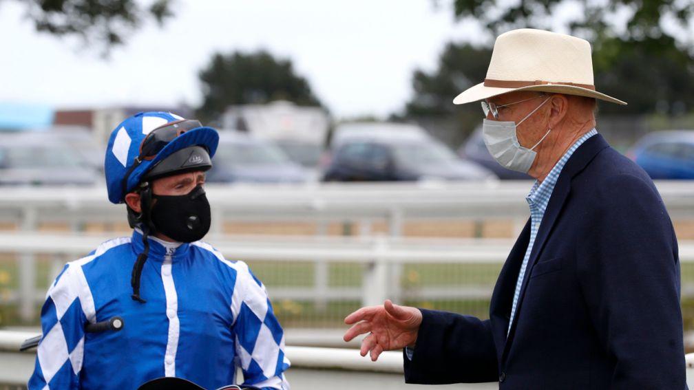 Dane O'Neill and John Gosden discuss Haqeeqy's victory at Yarmouth on Wednesday