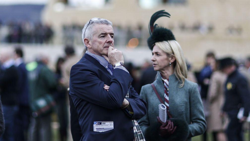 Gigginstown House Stud owner Michael O'Leary at Cheltenham racecourse