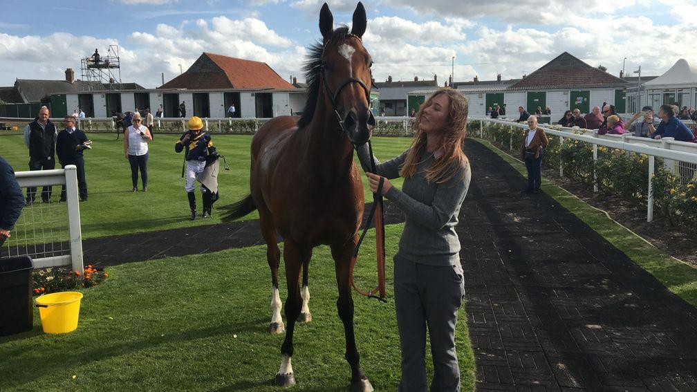Sheikha Reika: pictured after her impressive win at Yarmouth last month